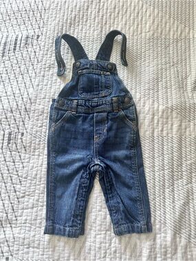 Old Navy Dark Blue Denim Overalls for Kids